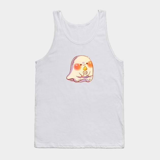 Fantasma Blanquito - Velita Tank Top by erikaibaceta